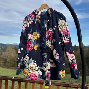 Joules Floral Navy Jacket